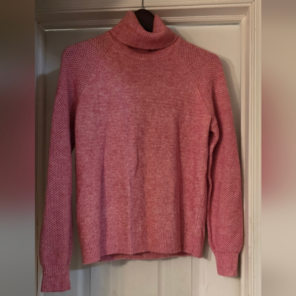 LOFT Pink Turtleneck Sweater